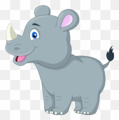 Rhinos Drawing Small Transparent U0026 Png Clipart Free Download - Cute Rhino Transparent Background Emoji,Rhino Emoji