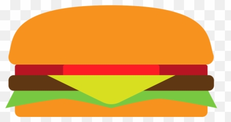 Food Hamburger Fast Burger Sandwich - Makanan Lemak Vektor Png Emoji