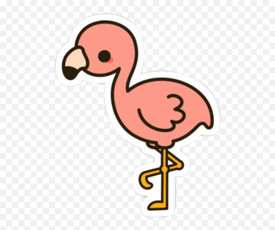 Trending Flamenco Stickers - Cute Easy Flamingo Drawing Emoji,Flamenca Emoji