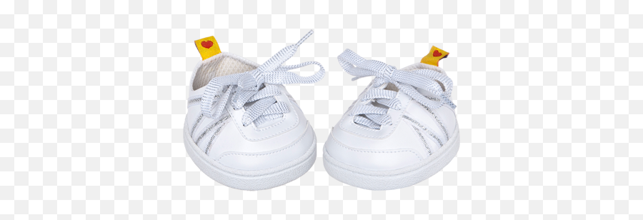 White Sparkle Tennis Shoes - Build A Bear Shoes For Boys Emoji,Emoji Tennis Shoes