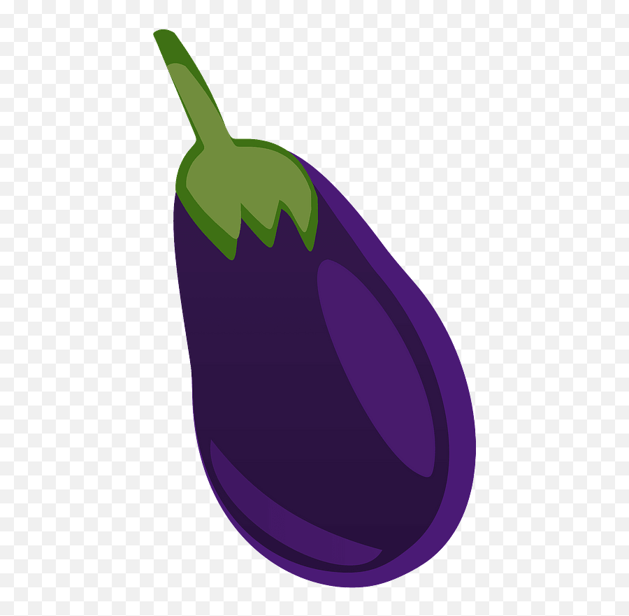 Eggplant Clipart - Cartoon Images Of Brinjal Emoji,Aubergine Emoji