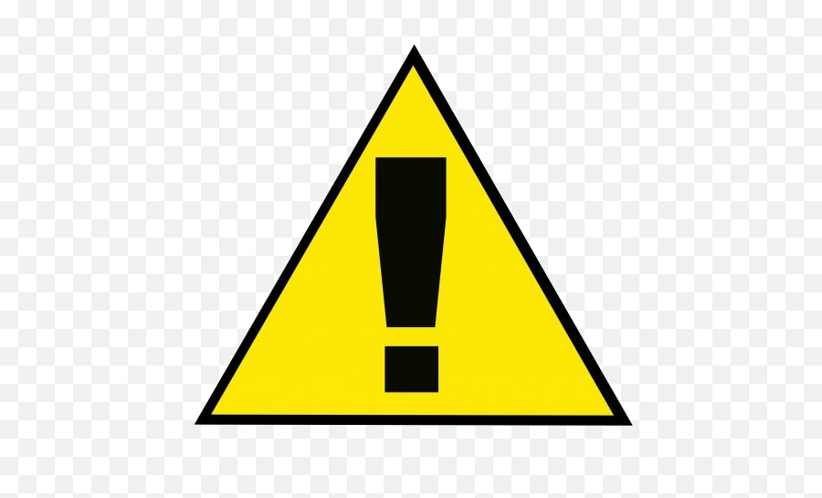 Danger Sign - Danger Sign Transparent Background Emoji,Caution Sign Emoji