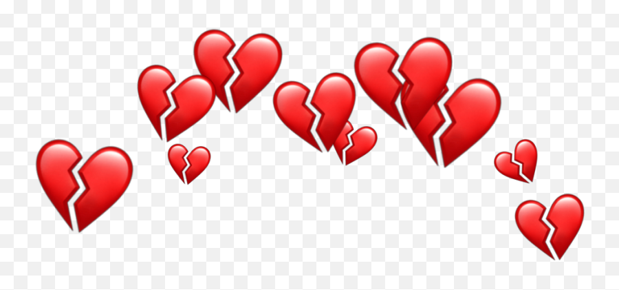 Imagenes De Corazones Rotos Tumblr - Heart Emoji Transparent Background,Emoji De Corazon