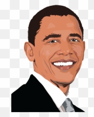 Obama Face Clipart - Barack Obama Clipart Emoji,Obama Emoji