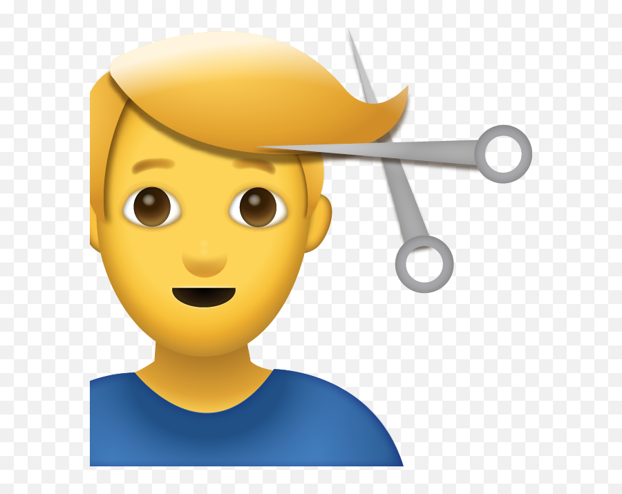 Download Man Getting Haircut Emoji Download Iphone - Man Getting Haircut Emoji,Iphone Emojis