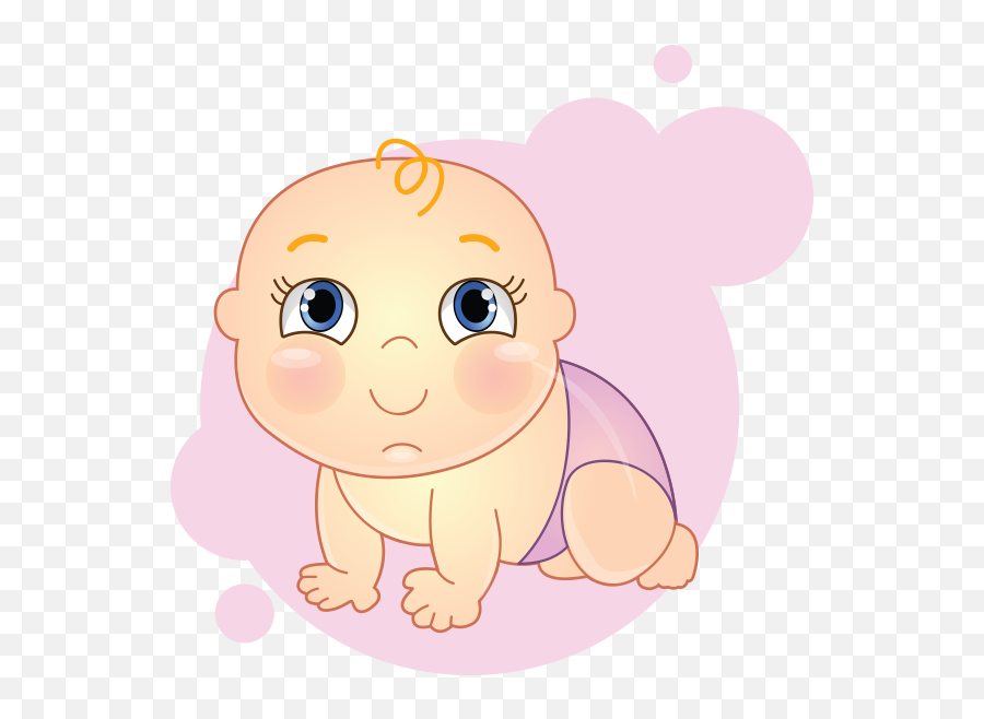 Baby Emoji - Cartoon,Crawling Emoji