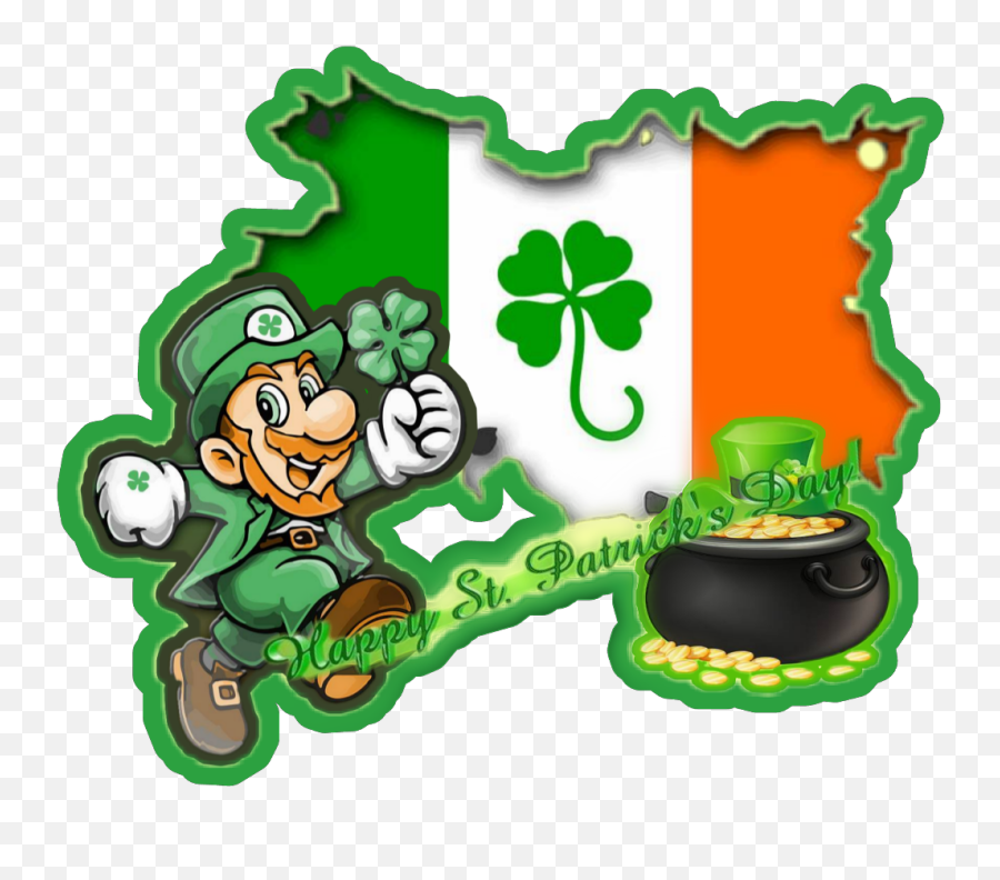Stpatricksdaydubilnireland2018stpatrick - Clip Art Emoji,St Patrick's Day Emoji Art