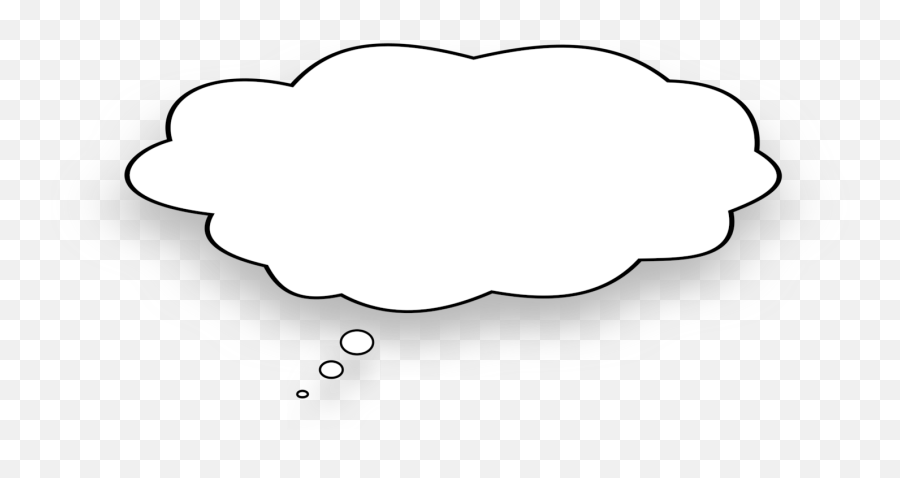 Free Thought Cloud Transparent - Transparent Background Png Speech Bubble Emoji,Thought Cloud Emoji