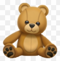 Emoji Teddy Teddybear Spielzeug - Teddy Bear Emoji Png,Brown Baby Emoji
