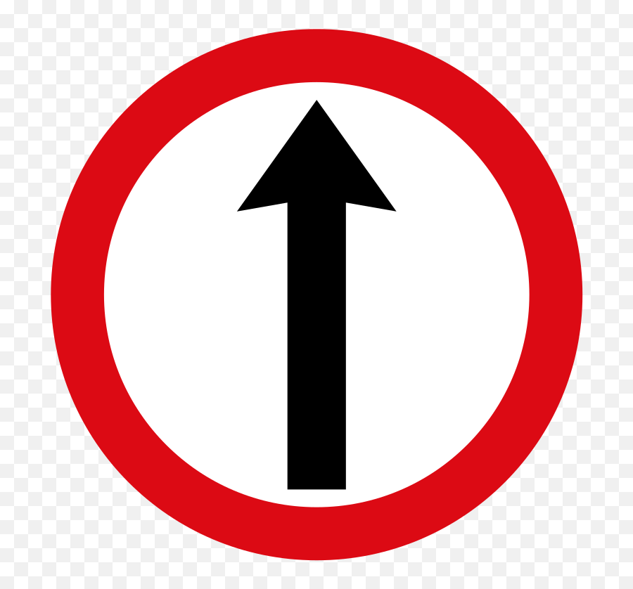 Vienna Convention Road Sign D1b - One Way Street Sign Ireland Emoji,Emoji Convention