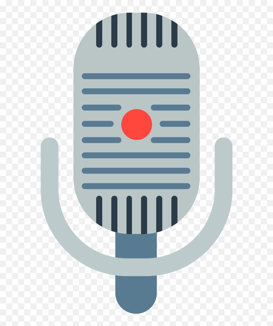 Fxemoji U1f399 - Microphone Emoji Transparent Background,Microphone Emoji
