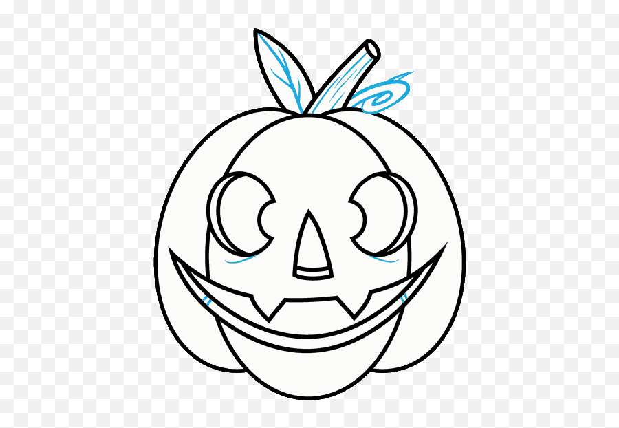 How To Draw A Jack Ou0027 Lantern Easy Drawing Guides Emoji,Emoji Pumpkin Faces