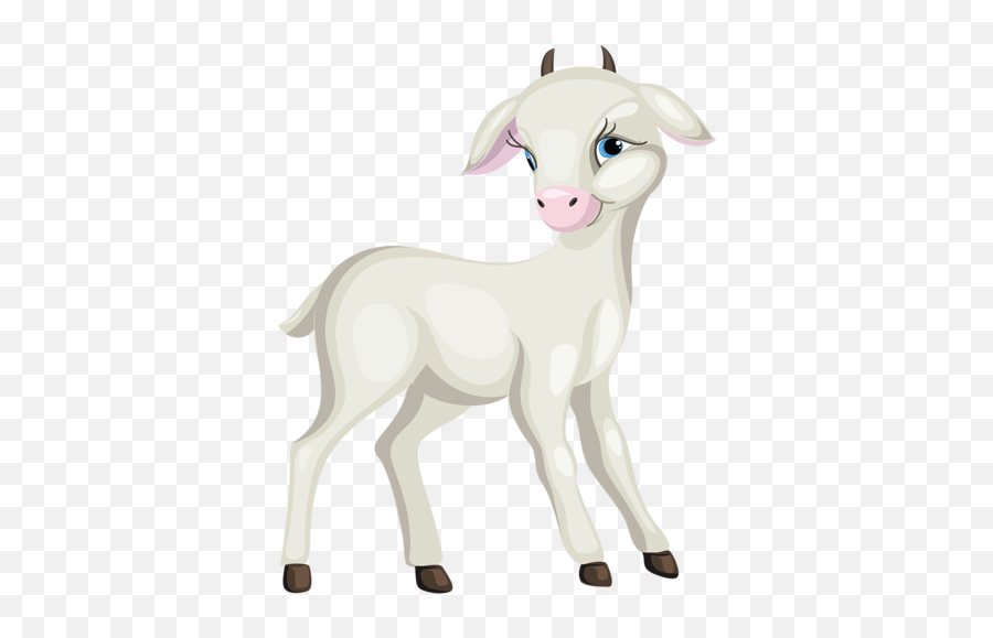 Farm Animal - Goat Cartoon Png Hd Emoji,Goat Emoticons
