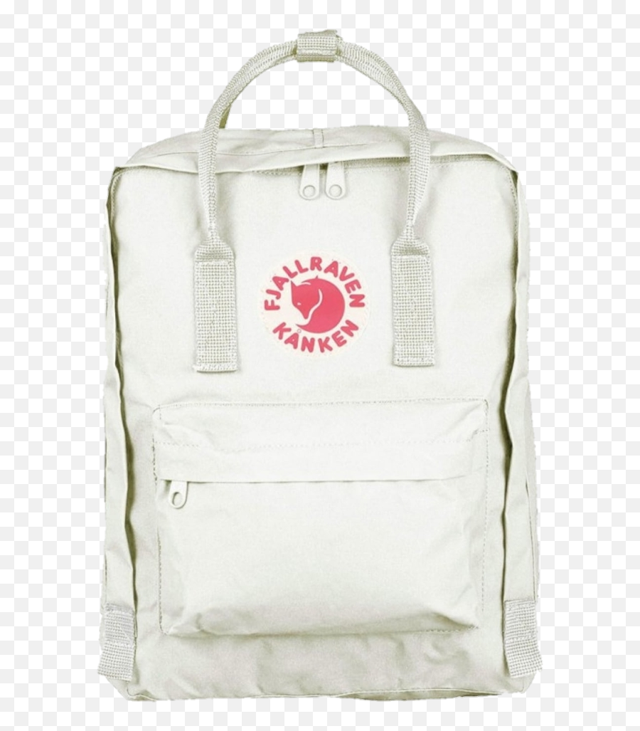 Kanken Whitekanken Backpack White - White Fjallraven Kanken Emoji,White Emoji Backpack