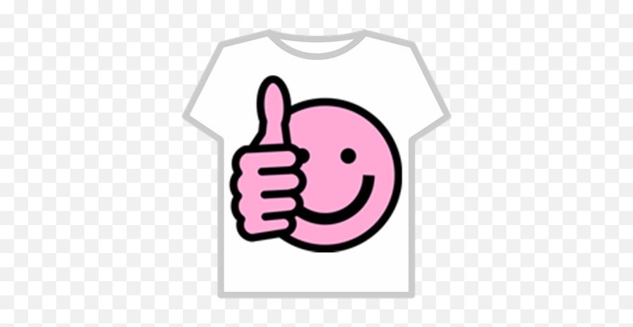 Thumbs Up Light Pink Smiley - Clipart Thumbs Up Emoji,Thumb Emoticon