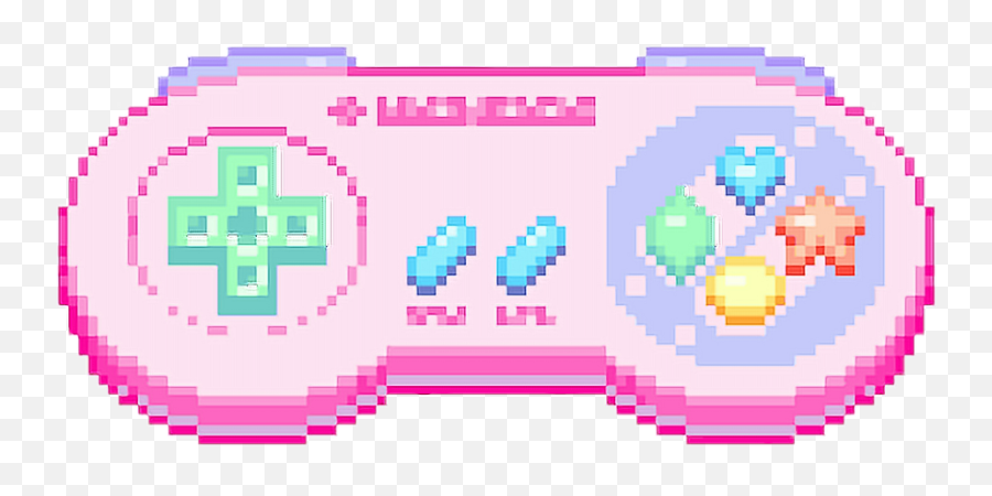 Kawaii Cute Game Console Pink Pastel - Transparent Aesthetic Pixel Png Emoji,Console Emoji