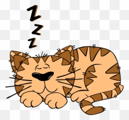Clipart sleeping tired Transparent - Cat Sleeping Art Emoji