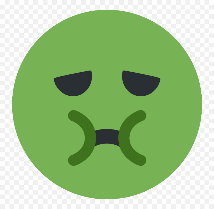 Nauseated Face Emoji Clipart - Discord Nauseated Face Emoji,Woozy Face Emoji