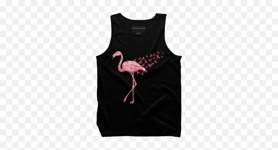 New Art Styles Mens Tank Tops - Sleeveless Shirt Emoji,Pink Flamingo Emoji