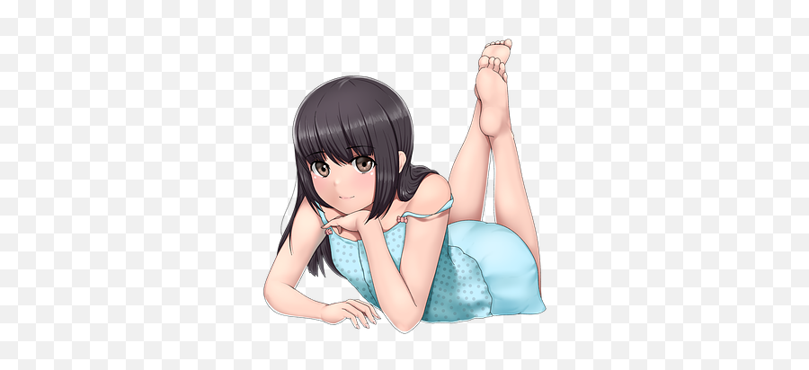 Popular And Trending Laying - Down Stickers Picsart Anime Girl Sitting Transparent Emoji,Laying Emoji