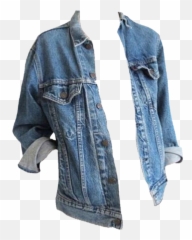 Jacket Coat Denimjacket Jeanjacket - Aesthetic Jean Jacket Transparent Emoji,Jacket Emoji