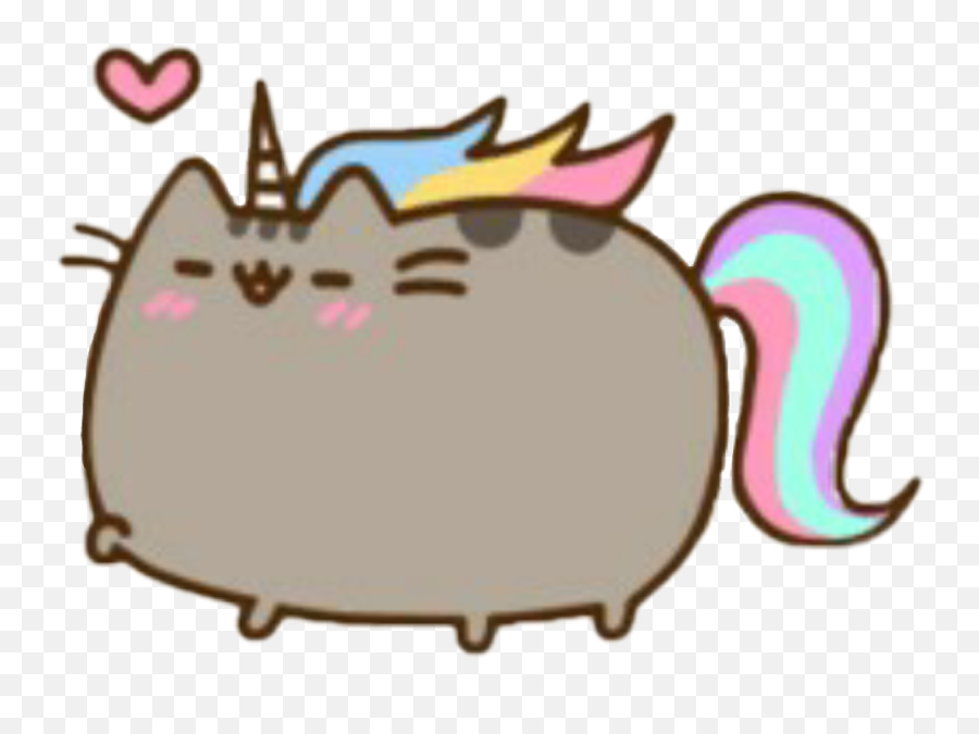 Unicorn Pusheen Cat Wallpaper - Pusheen Cat Png Emoji,Unicorn Cat Emoji