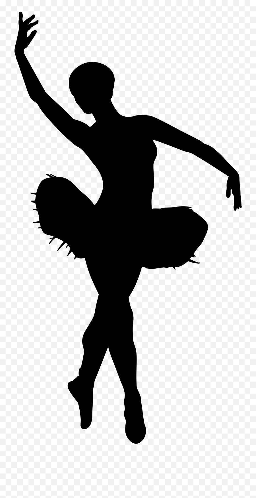 Free Child Ballerina Silhouette - Clip Art Ballerina Silhouette Emoji,Dancing Girls Emoticon