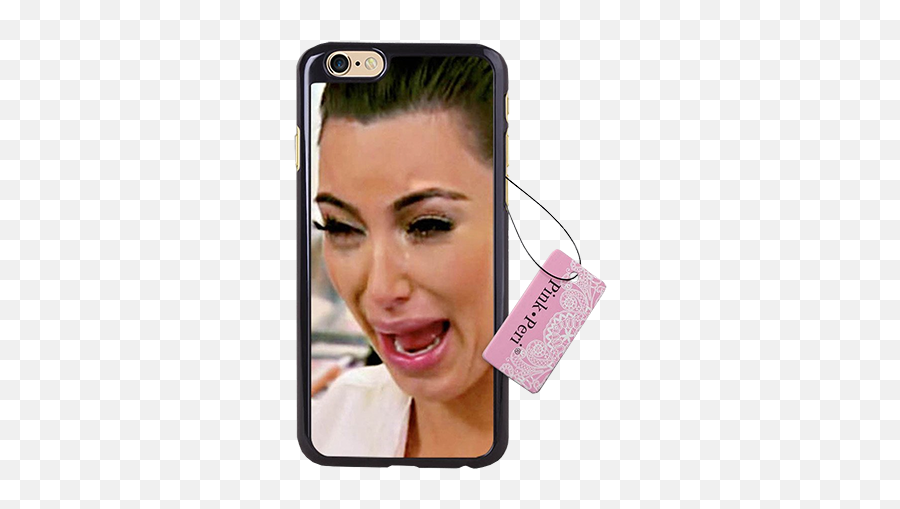 Kim Kardashian Crying Face Png Picture - Kardashian Meme Phone Case Emoji,Kim K Emoji