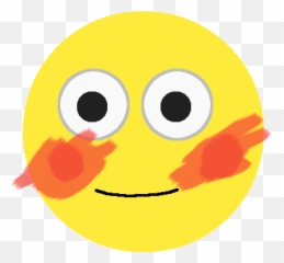 Pixilart - Smiley Emoji,Blush Emoticon