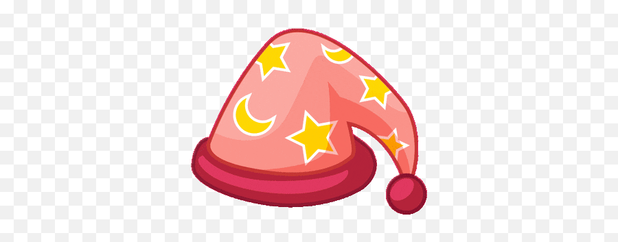 Top Pink Hat Stickers For Android Ios - Sleep Hat Clipart Transparent Emoji,Wizard Hat Emoji