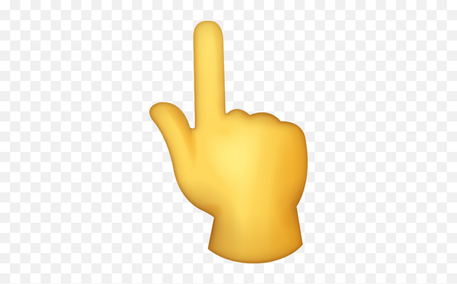 Index Finger Emoji Download Ios - Pointing Up Finger Emoji,Hand Emoji