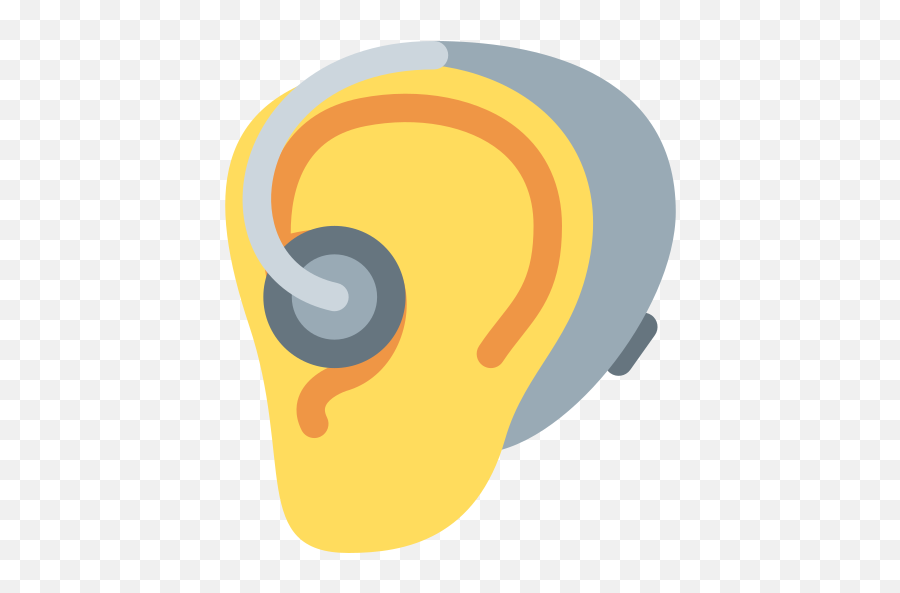 Ear With Hearing Aid Emoji - Ear Hearing Aid Emoji,Emoji Ear