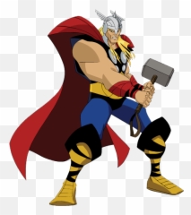 Thor Cartoon Cliparts Many Interesting - Thor Avengers Mightiest Heroes Emoji,Thor Emoji