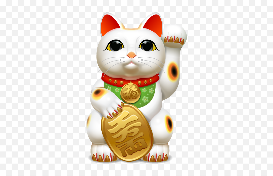 Free Lucky Cat Cliparts Download Free - Maneki Neko No Background Emoji,Cat Japanese Emoji