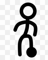 Player Football Sport Stick Man Symbol - Emoji