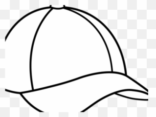 Sun Hat Clipart Black And White - Baseball Cap Image Cartoon Emoji,Emoji Snapback