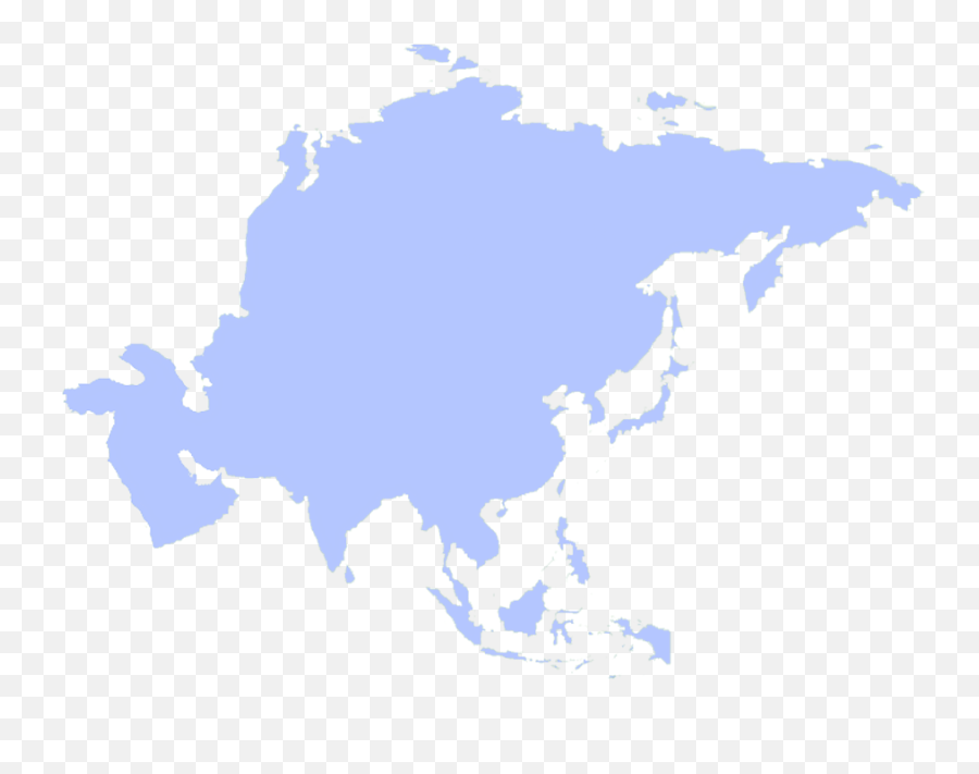 Asia - Asia Map Transparent Background Emoji,Map Emoji