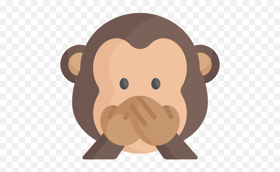 Monkey - Macaco Boca Emoji Png,Shy Monkey Emoji