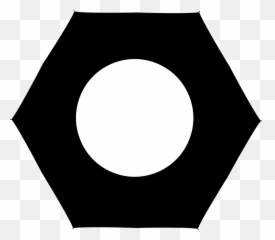Nut Bolt Black - Circle Emoji,Nut Button Emoji