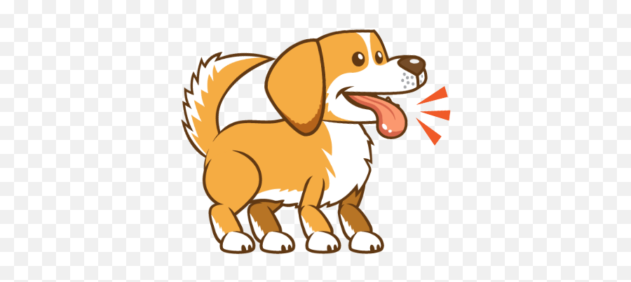 Dog Emojis Stickers - Dog Catches Something,Cute Dog Emoji