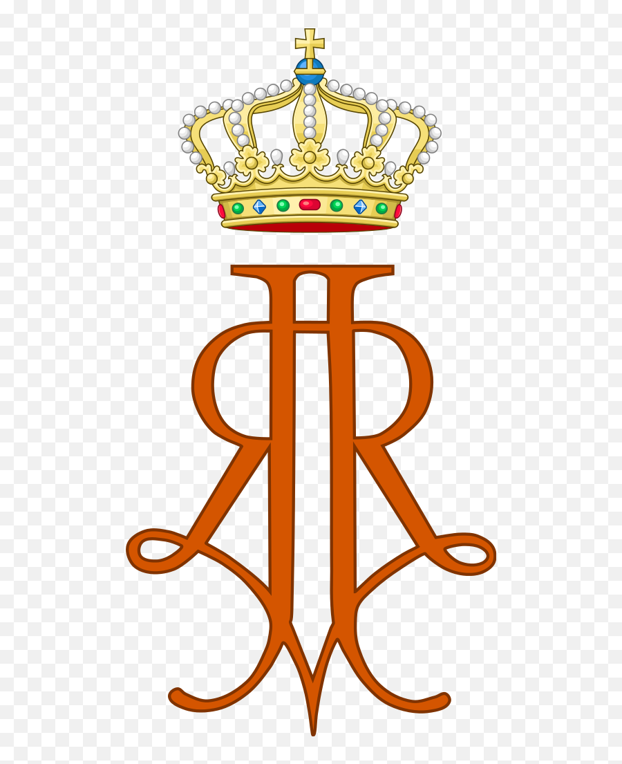 Royal Monogram Of Queen Juliana Of The Netherlands - King Willem Alexander Of The Netherlands Monogram Emoji,Queen Crown Emoji