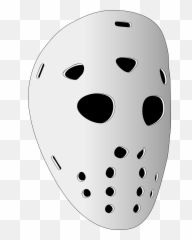 Mask Clipart - Old Hockey Mask Transparent Emoji,Hockey Mask Emoji