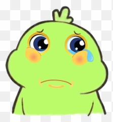 Game Duck Cute Emoji - Quackquack Sticker Docomo Chicken Whatsapp Sticker,Frog Face Emoji