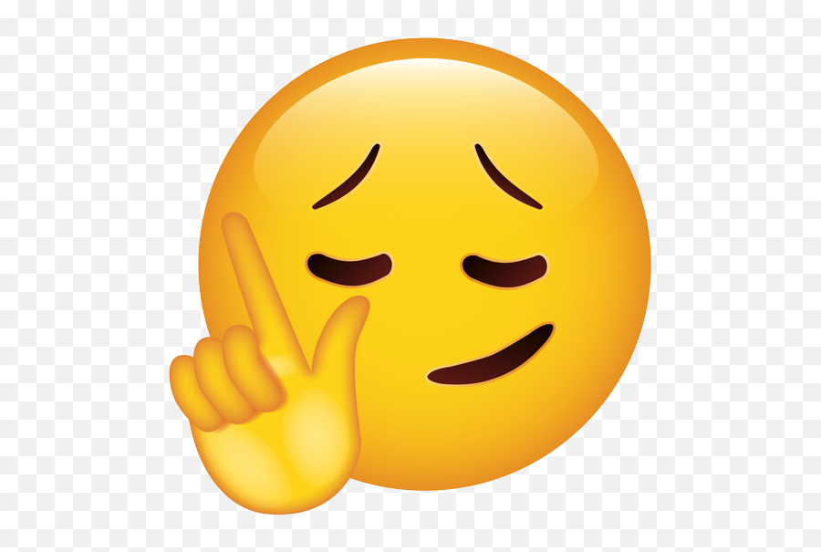 Emoji - Transparent Background Emoji Thinking Png,Finger Pointing Right Emoji