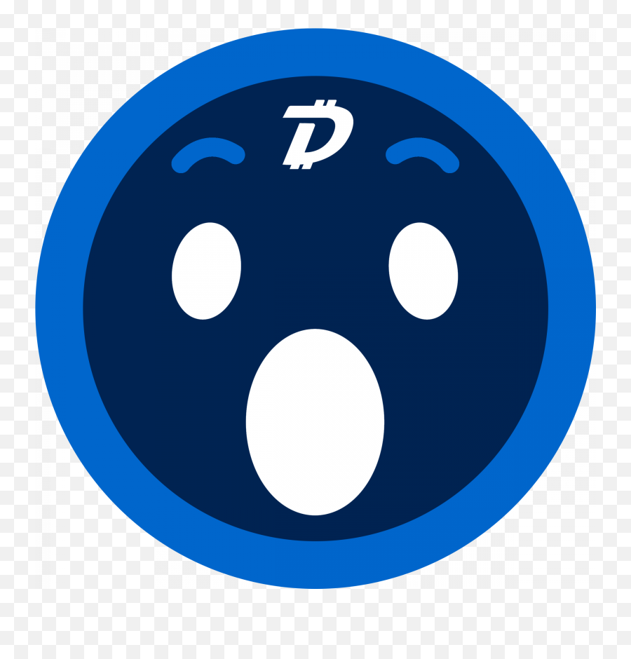 Digibyte Open Mouth Emoji - Cd Sticker Design,Mouth Emoji