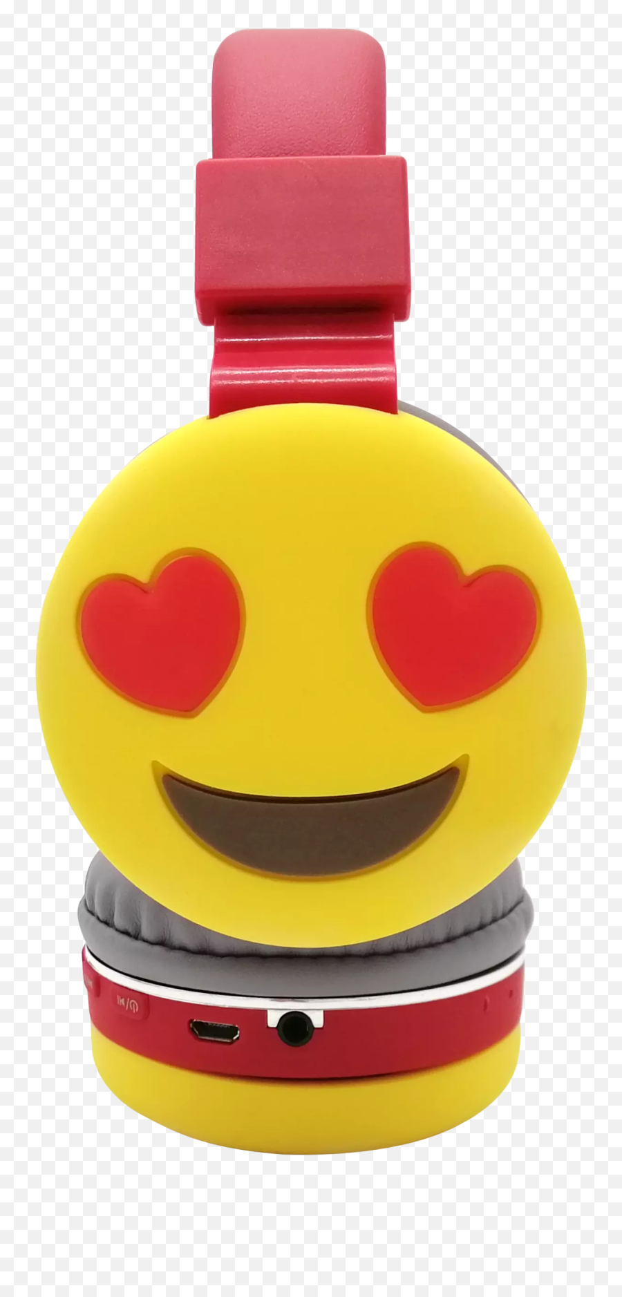 Emoji Design Headphone Bluetooth Wireless Headset With Built - In Microphone For Home School And Online Steaming Happy,Headphone Emoji
