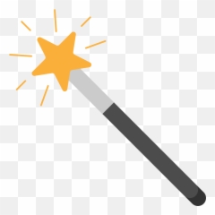 Magic Wand Png u0026 Free Wandpng Transparent Images - No Background Emoji