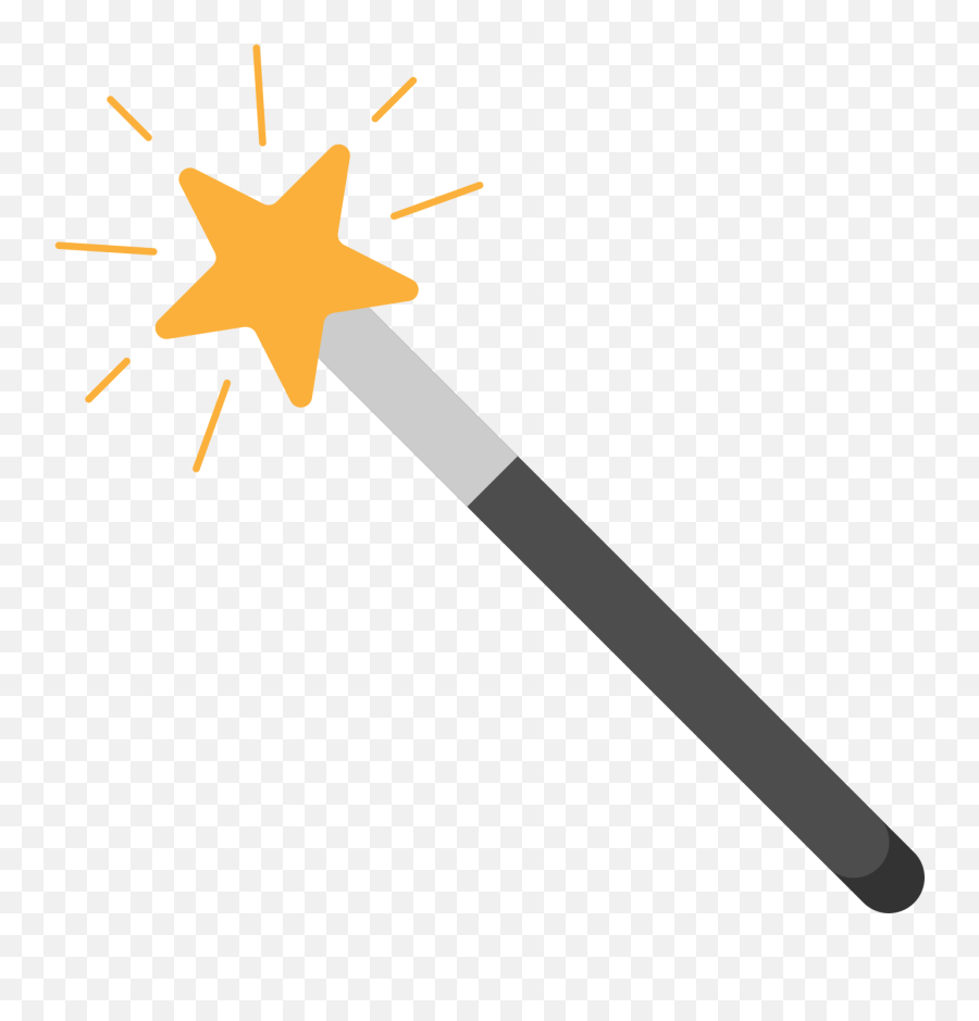 Magic Wand Png U0026 Free Magic Wandpng Transparent Images - Magic Wand No Background Emoji,Magic Wand Emoji