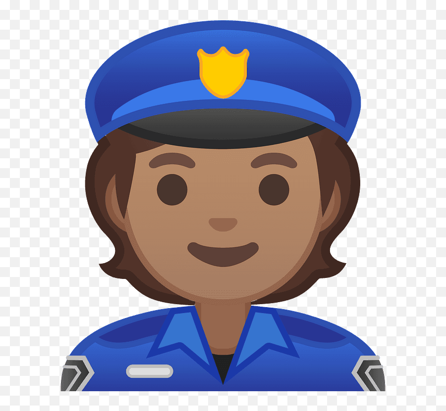 Police Officer Emoji Clipart - Cómo Dibujar Una Policía Mujer,Police Officer Emoji