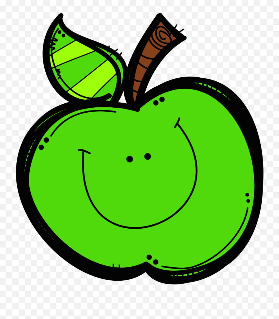 Download Green Apple Clipart Png Png U0026 Gif Base - Teacher Apple Clipart Png Emoji,Green Apple Emoji
